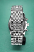 Emporio Armani Team Italia Chronograph Black Dial Silver Steel Strap Watch For Men - AR5983