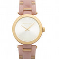 Michael Kors Delray Rose Gold Dial Pink Steel Strap Watch for Women - MK4316