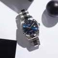 Tissot Gentlemen Powermatic 80 Silicium Blue Dial Silver Steel Strap Watch For Men - T127.407.11.041.00