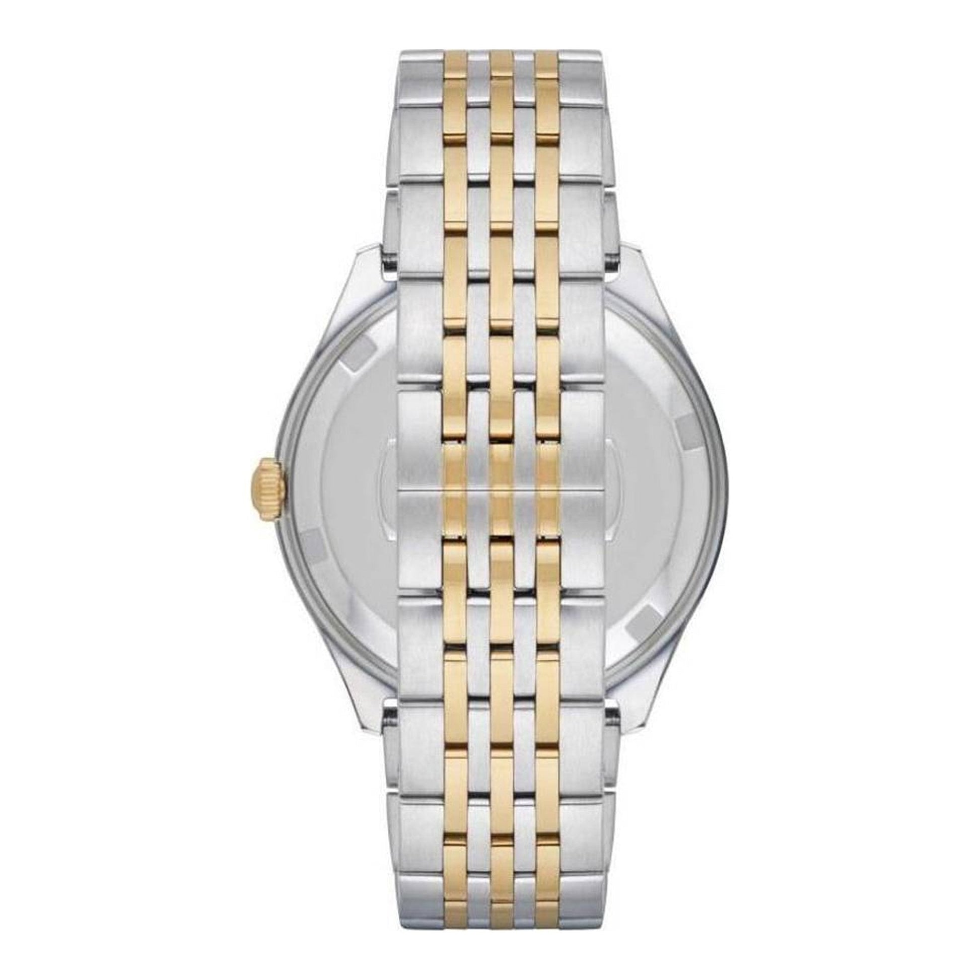 Emporio Armani Cream Dial Two Tone Steel Strap Watch For Men - AR11034