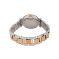 Fossil Carlie Silver Dial Two Tone Steel Strap Watch for Women - ES4342
