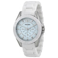 Fossil Ceramic White Dial White Ceramic Strap Watch for Women - CE1002