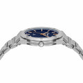 Salvatore Ferragamo F-80 Classic Black Dial Silver Steel Strap Watch for Men - SFDT02423