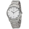 Gucci G Timeless Silver Dial Silver Steel Strap Watch For Women - YA1264028