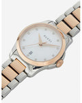 Gucci G Timeless Diamonds Mother of Pearl Dial Two Tone Steel Strap Watch For Women - YA126544