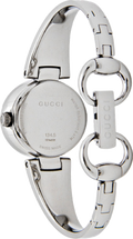 Gucci Guccissima Diamonds Mother of Pearl Dial Silver Steel Strap Watch For Women - YA134504