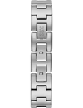 Guess Water Pro Diamonds Silver Dial Silver Steel Strap Watch For Women - G75511M