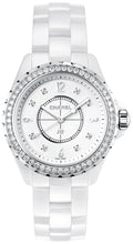 Chanel J12 Quartz Diamonds White Dial White Steel Strap Watch for Women - J12 H3110