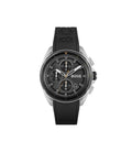 Hugo Boss Volane Grey Dial Black Silicone Strap Watch for Men - 1513953