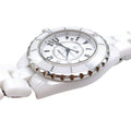 Chanel J12 Quartz White Dial White Steel Strap Watch for Women - J12 H5698