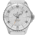 Breitling Superocean Automatic 36 White Dial White Rubber Strap Watch for Men - A17377211A1S1
