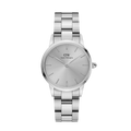Daniel Wellington Iconic Link Unitone Silver Dial Silver Steel Strap Watch For Women - DW00100402