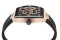 Philipp Plein Hexagon Phantom Black Dial Black Silicone Strap Watch For Men- PWPUA0124