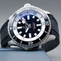 Breitling Superocean Automatic 46 Black Dial Black Rubber Strap Watch for Men - A17378211B1S1