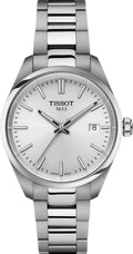 Tissot PR 100 Quartz Silver Dial Silver Steel Strap Watch for Women - T156.210.11.031.00