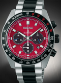 Seiko Prospex Speedtimer Solar Chronograph Datsun 240Z Collaboration Limited Edition Red Dial Two Tone Steel Strap Watch for Men - SBDL123