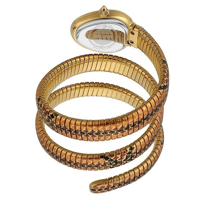 Just Cavalli Doppio Black Dial Multicolor Steel Strap Watch for Women - JC1L163M0065