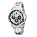 Maserati Successo Chronograph Ice Blue Dial Silver Steel Strap Watch for Men - R8873621044