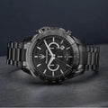 Maserati Traguardo Limited Edition Chronograph Black Dial Black Steel Strap Watch for Men - R8873612045