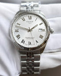 Tissot Ballade Powermatic 80 COSC Silver Dial Silver Steel Strap Watch for Men - T156.408.11.033.00
