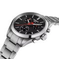 Tissot PR 100 Vuelta Chronograph Black Dial Silver Steel Strap Watch for Men - T150.417.11.051.01