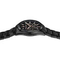 Maserati Attrazione Chronograph Black Dial Black Steel Strap Watch for Men - R8853151009
