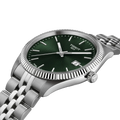 Tissot Ballade Quartz Green Dial Silver Steel Strap Watch for Men - T156.410.11.091.00