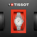 Tissot PR 100 Diamonds Mother of Pearl Dial Silver Steel Strap Watch for Women - T150.210.11.116.00
