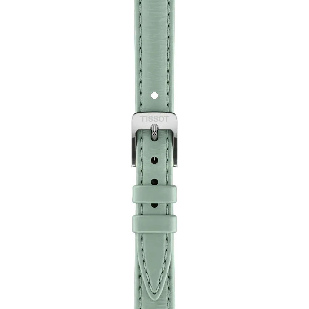 Tissot SRV Green Dial Green Leather Strap Watch for Women - T160.110.16.093.00