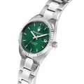 Maserati Competizione Green Dial Silver Steel Strap Watch for Men - R8853100043