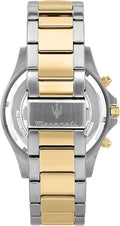 Maserati SFIDA Limited Edition Chronograph Blue Dial Two Tone Steel Strap Watch for Men - R8873640017