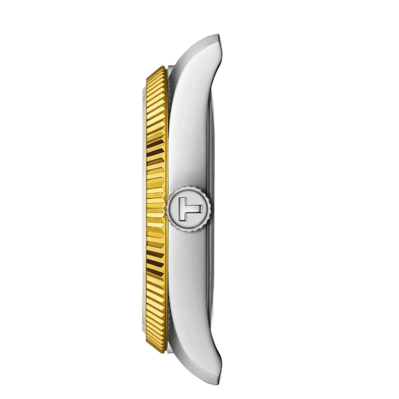 Tissot Ballade Quartz Silver Dial Two Tone Steel Strap Watch for Women - T156.210.22.031.00