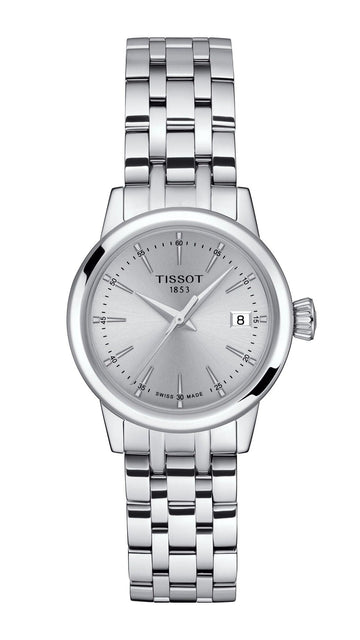 Tissot Bellissima Small Lady Silver Dial Silver Steel Strap Watch for Women - T129.210.11.031.00
