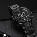 Maserati SFIDA Limited Edition Chronograph Black Dial Black Steel Strap Watch for Men - R8873640016