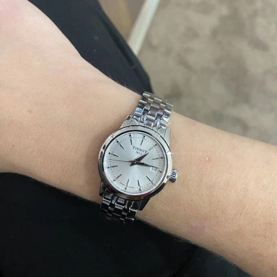 Tissot Bellissima Small Lady Silver Dial Silver Steel Strap Watch for Women - T129.210.11.031.00