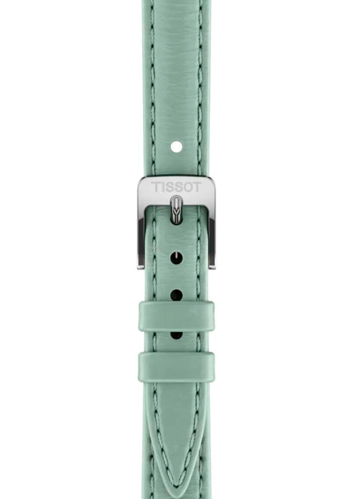 Tissot SRV Green Dial Green Leather Strap Watch for Women - T160.110.16.093.00