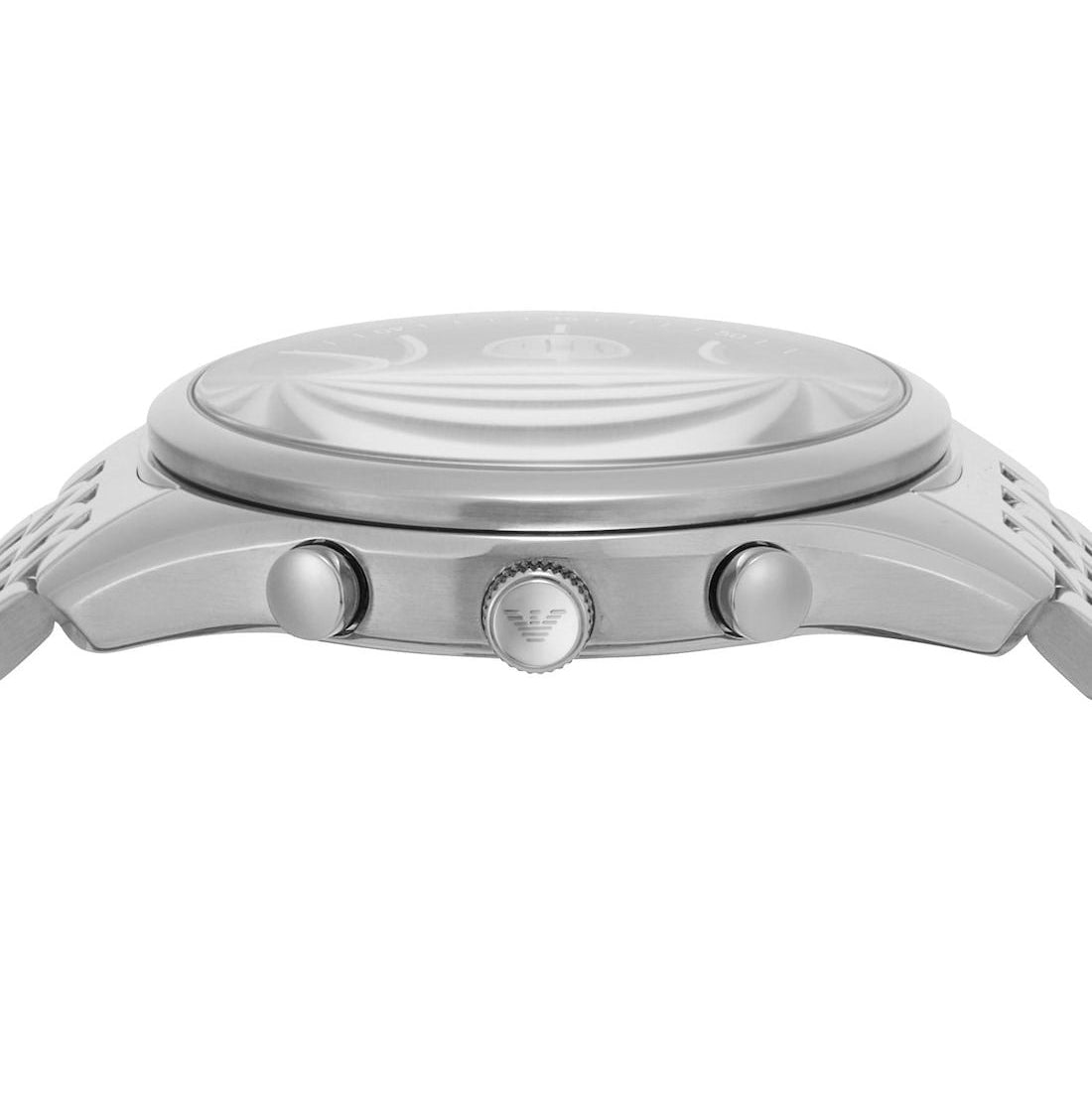 Emporio Armani Antonio Chronograph Green Dial Silver Steel Strap Watch for Men - AR11581