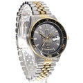 Maserati SFIDA Black Dial Two Tone Steel Strap Watch for Men - R8853140009