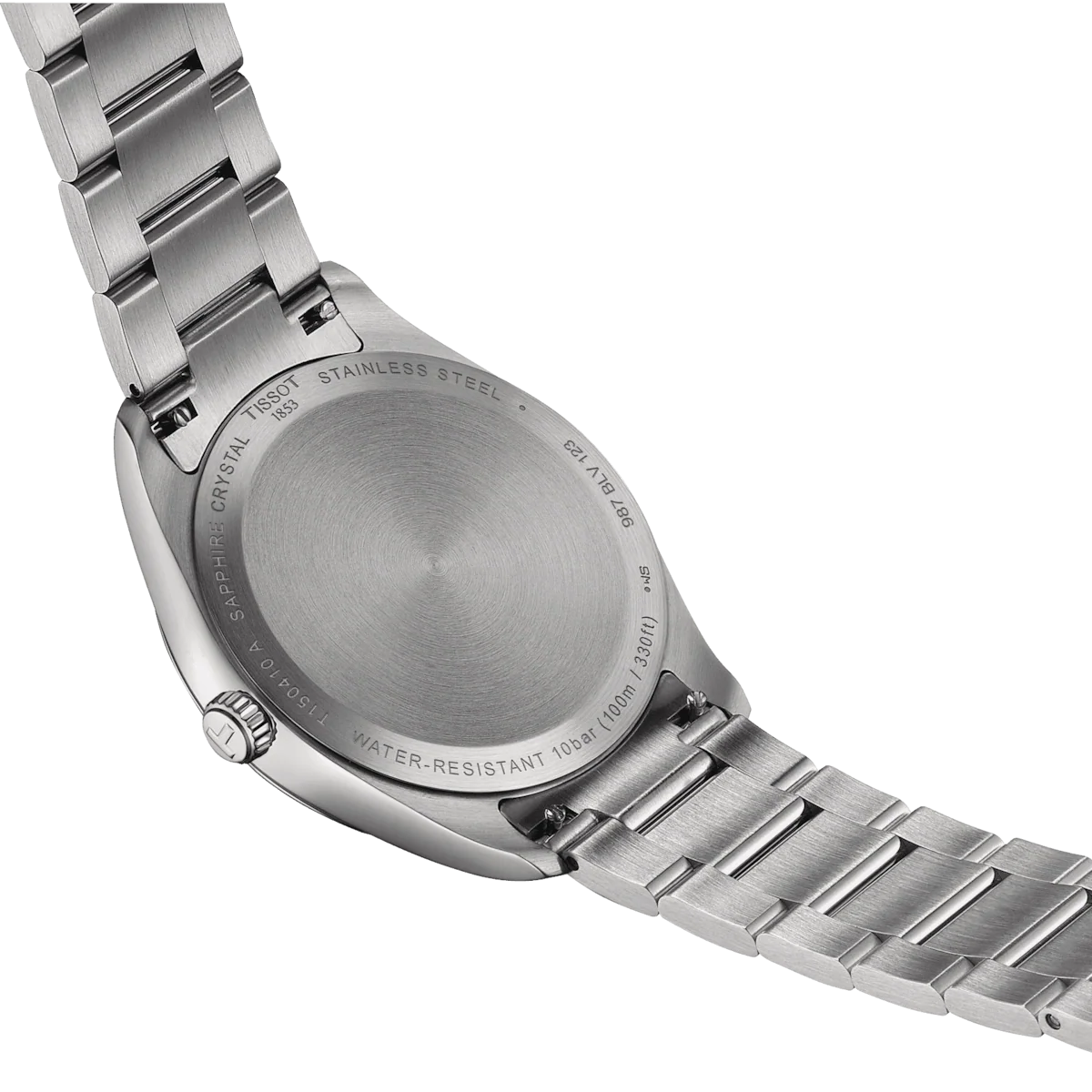 Tissot PR 100 Quartz Green Dial Silver Steel Strap Watch for Women - T150.210.11.091.00