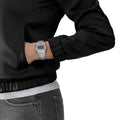 Tissot Digital Quartz Silver Dial Silver Steel Strap Watch for Men - T137.463.11.030.00