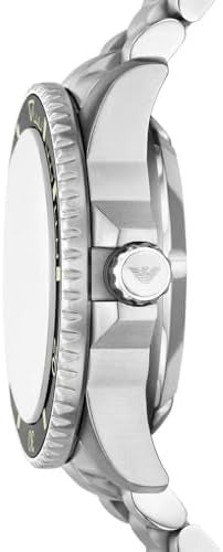 Emporio Armani Sea Explorer Black Dial Black Silicone Strap Watch for Men - AR60086