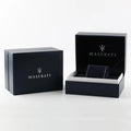 Maserati SFIDA Skeleton Automatic Blue Dial Silver Steel Strap Watch for Men - R8823140011