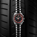 Seiko Prospex Speedtimer Solar Chronograph Datsun 240Z Collaboration Limited Edition Black Dial Two Tone Steel Strap Watch for Men - SSC957