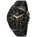 Maserati Traguardo Limited Edition Chronograph Black Dial Black Steel Strap Watch for Men - R8873612051