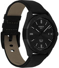 Tissot PRC 100 Solar Quartz Black Dial Black Leather Strap Watch for Men - T151.422.36.051.00