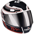 Tissot T Race Moto GP Limited Edition Chronograph Blue Dial Blue Rubber Strap Watch for Men - T141.417.17.047.00
