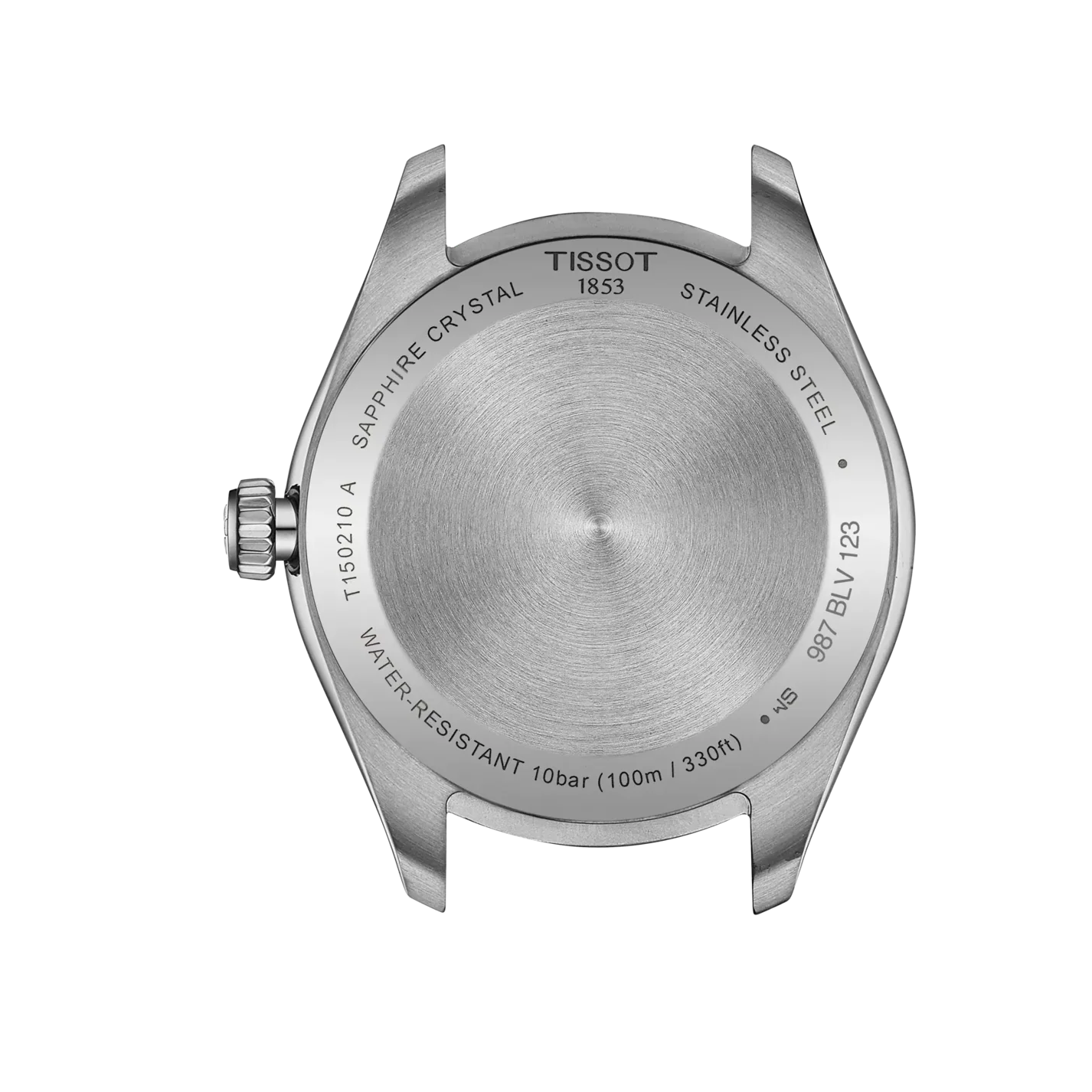 Tissot PR 100 Ice Blue Dial Silver Steel Strap Watch for Women - T150.210.11.351.00