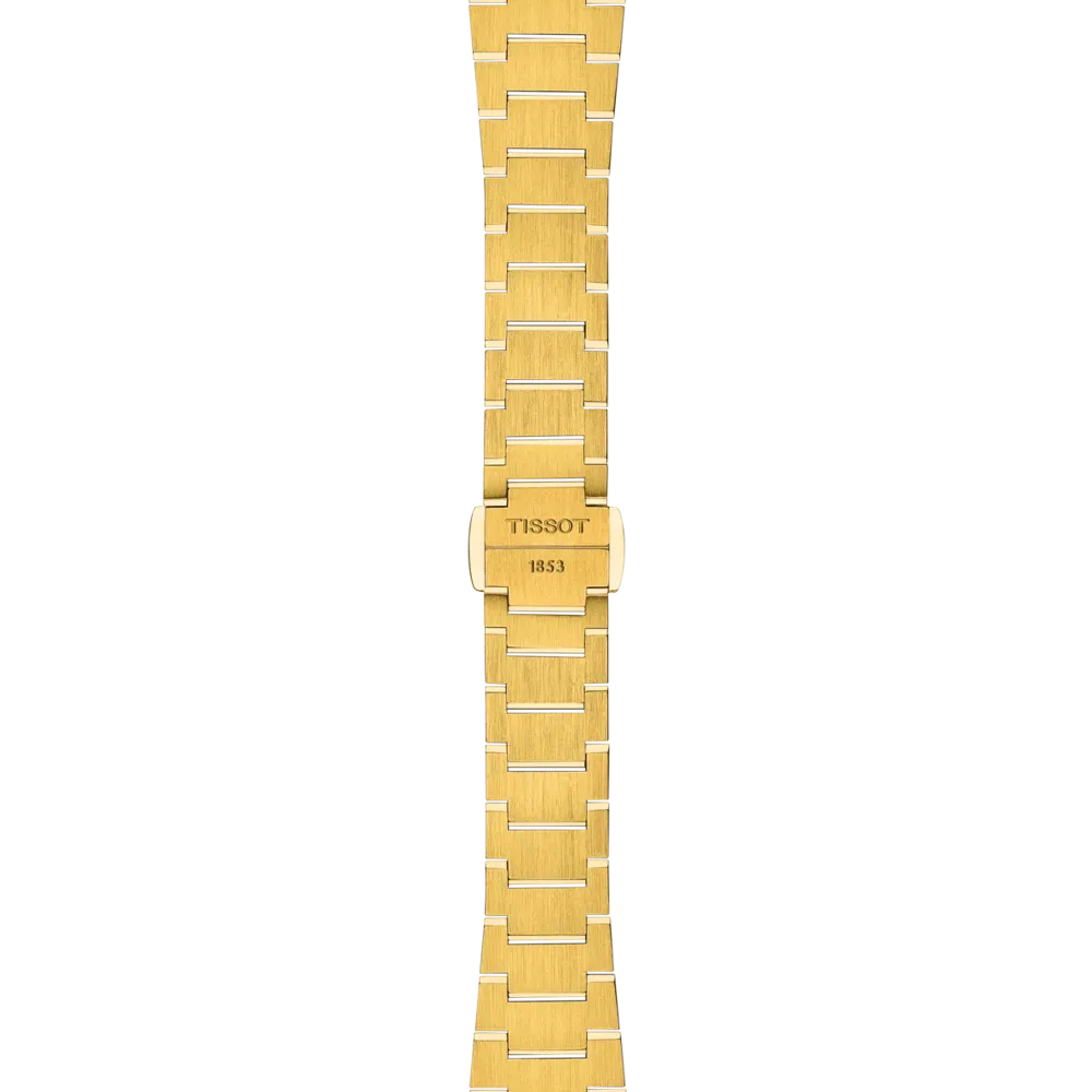 Tissot PRX 25mm Gold DIal Gold Steel Strap Watch for Women - T137.010.33.021.00