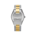 Maserati Competizione Black Dial Two Tone Steel Strap Watch for Men - R8853100042