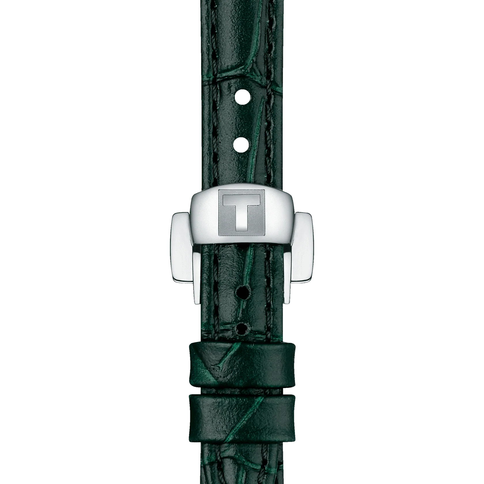 Tissot Bellissima Small Lady Mother of Pearl Dial Green Leather Strap Watch for Women - T126.010.16.113.02